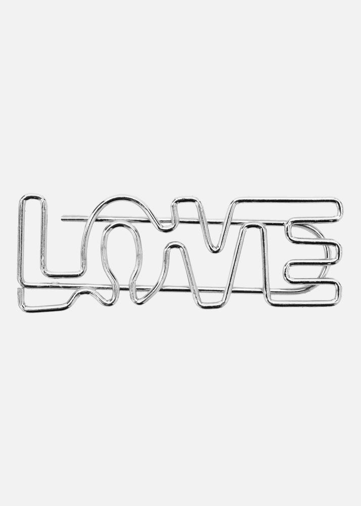 PAC Metálico Paperclip LOVE Silver