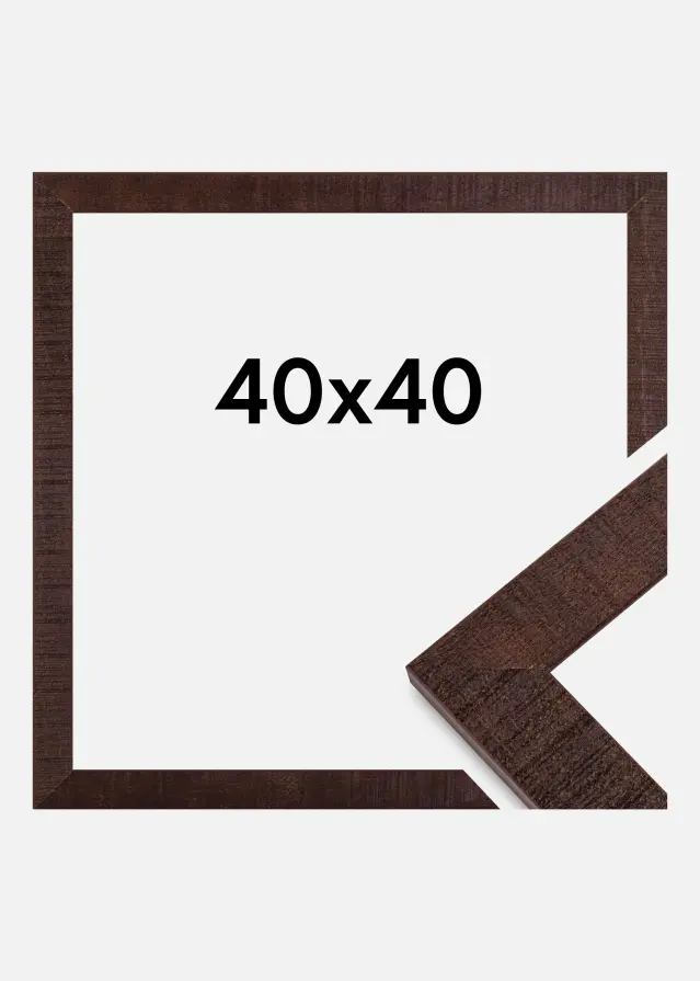 Moldura Home Nogueira 40x40 cm