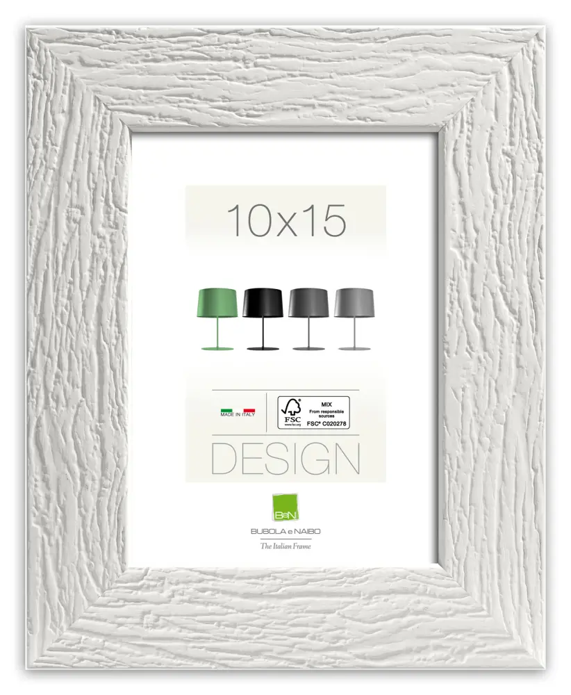 Moldura Mila Branco - Tamanho personalizável