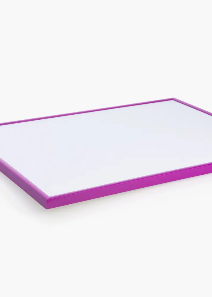 Moldura New Lifestyle Fuchsia 30x40 cm - Passe-partout Branco 20x28 cm