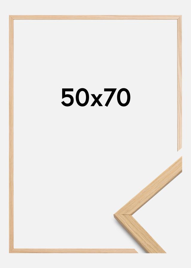 Moldura Edsbyn Carvalho Premium Antirreflexo 50x70 cm
