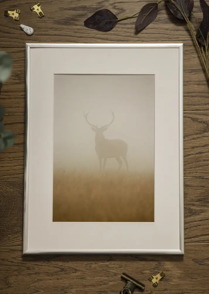 Moldura Póster Frame Aluminum Prateado 21x29,7 cm (A4)
