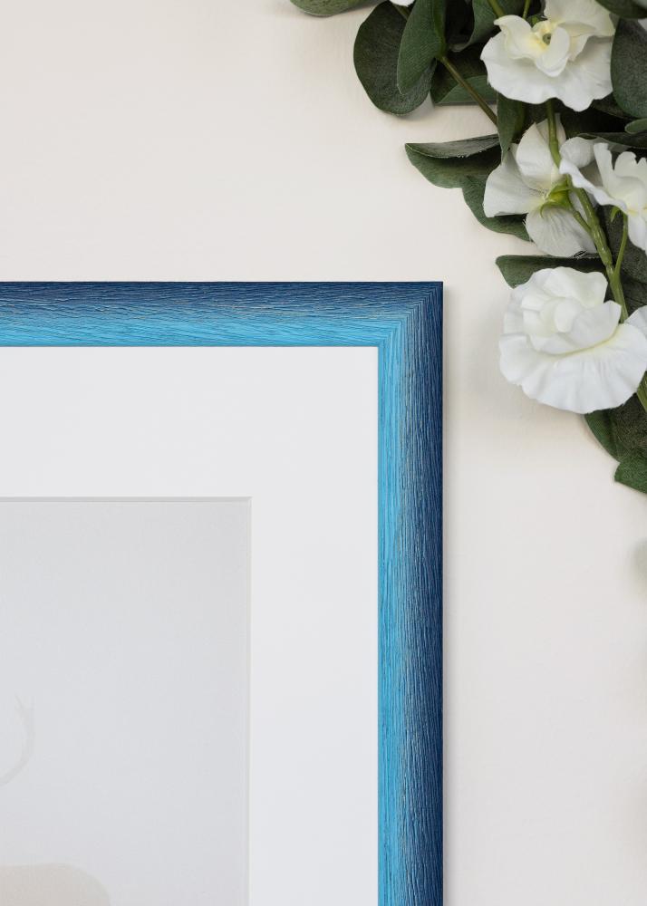 Moldura Cornwall Vidro acrílico Azul-escuro 50x70 cm