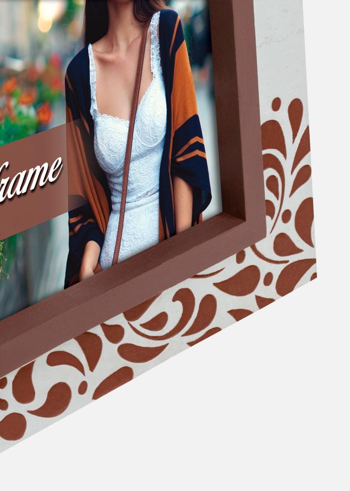 Moldura Faenza Cinzento 13x18 cm