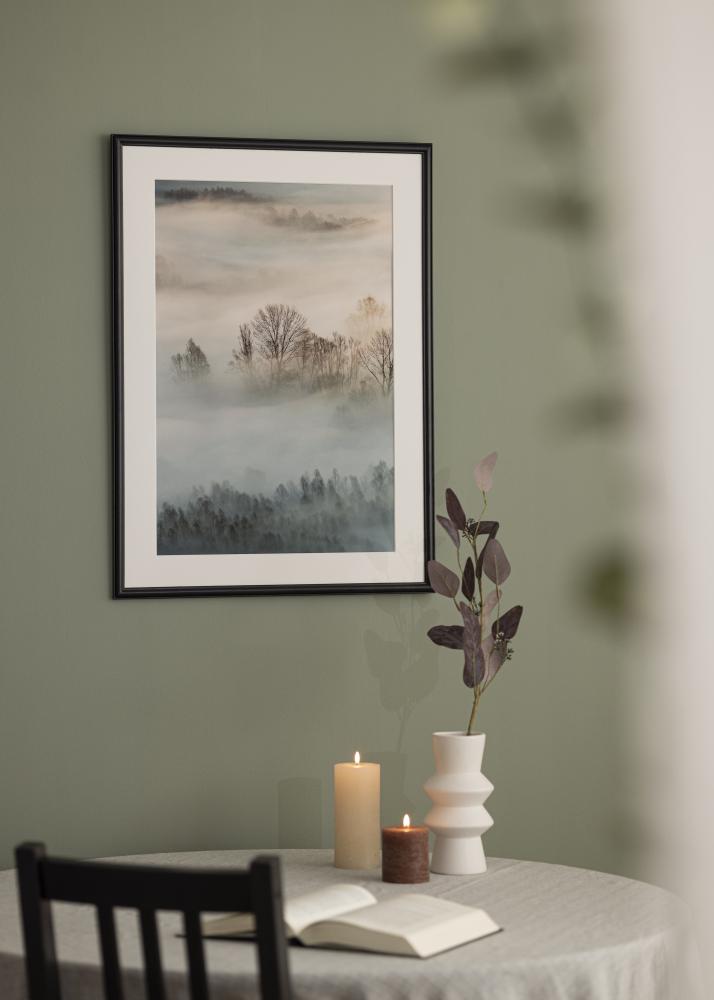 Moldura Line Preto 30x30 cm