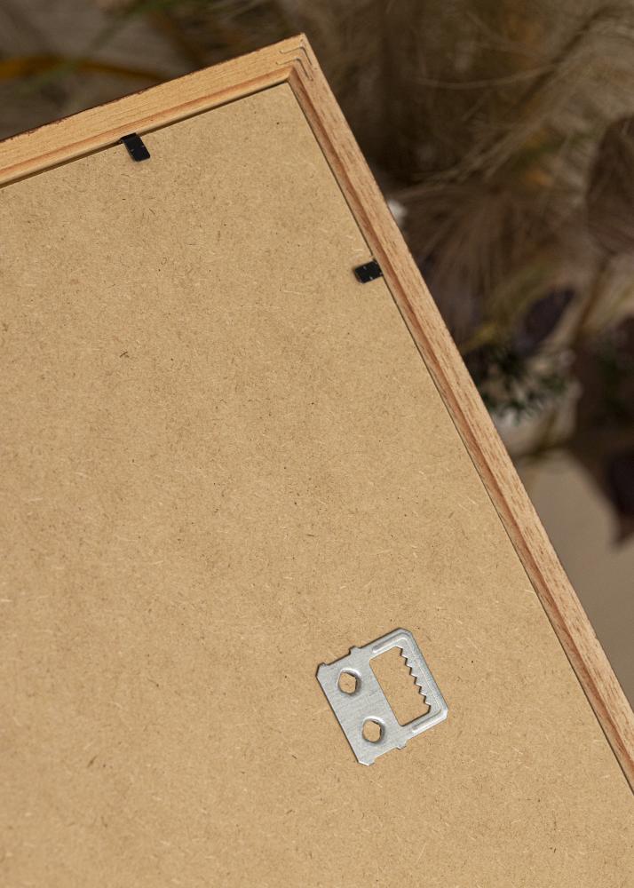 Moldura Horndal Marrom 34x42 cm - passe-partout Branco 26x34 cm