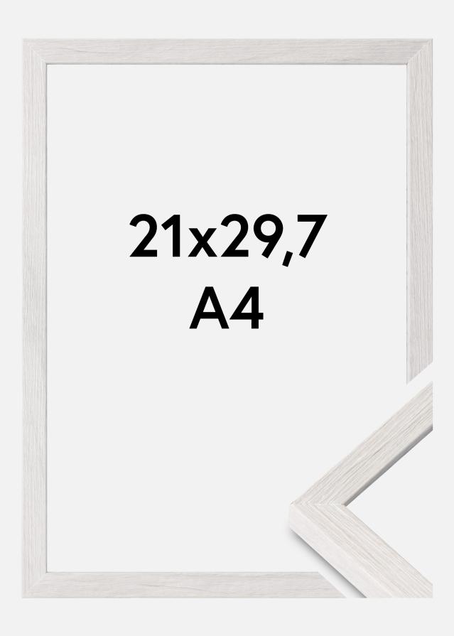 Moldura Ares Vidro acrílico White Oak 21x29,7 cm (A4)