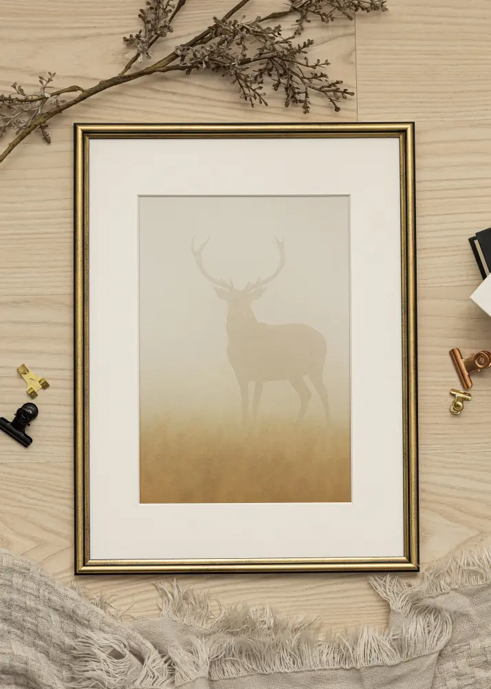 Moldura Horndal Dourado - Tamanho personalizável