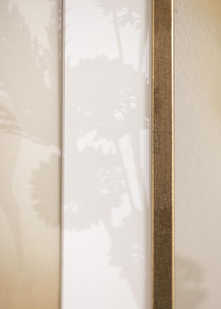 Moldura Galant Vidro acrílico Dourado 50x70 cm