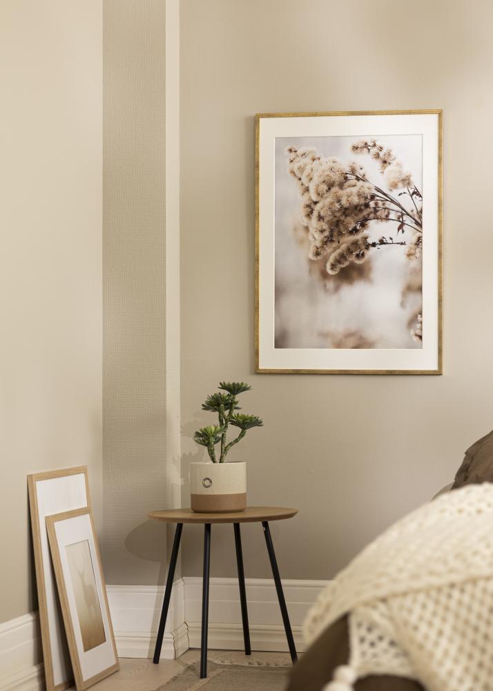 Moldura Galant Vidro acrílico Dourado 50x70 cm