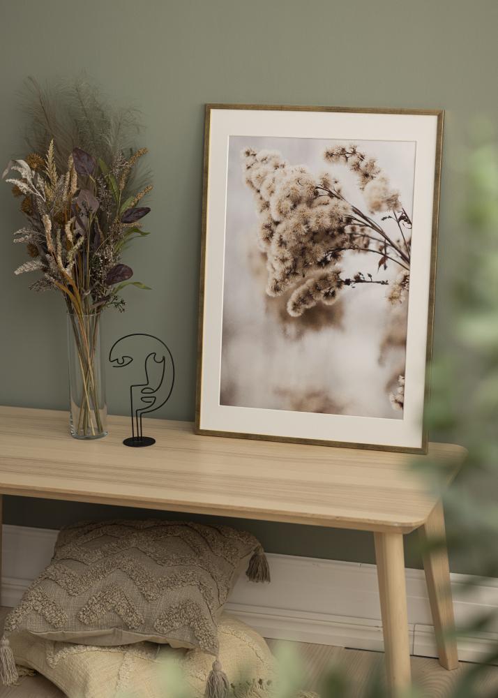 Moldura Galant Vidro acrílico Dourado 50x70 cm