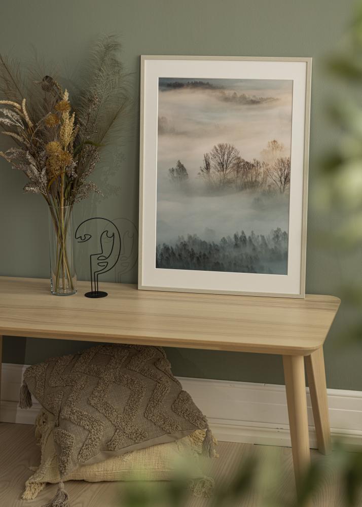 Moldura Edsbyn Vidro acrílico Areia 60x70 cm