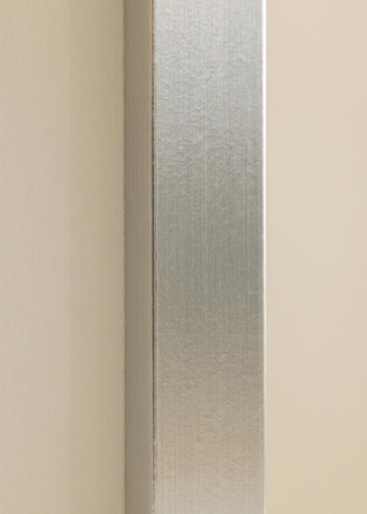 Moldura Trendy Vidro Acrílico Prata 70x90 cm