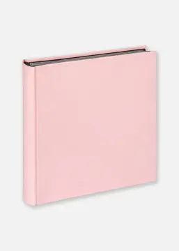 Fun Álbum de bebé Cor-de-rosa - 30x30 cm (100 Páginas pretas/50 folhas)