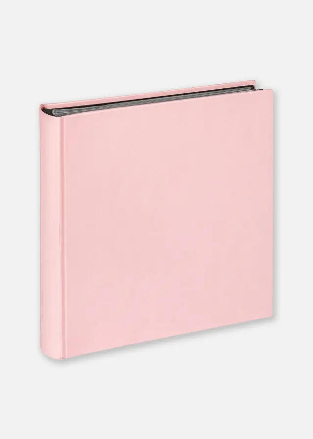 Fun Álbum de bebé Cor-de-rosa - 30x30 cm (100 Páginas pretas/50 folhas)
