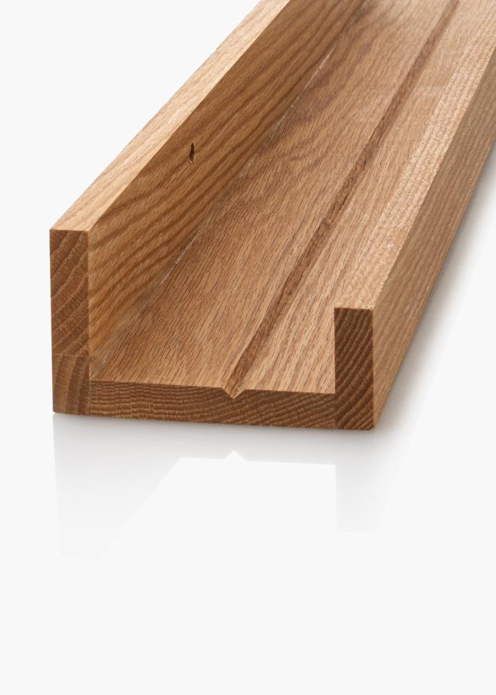 KAILA Prateleira para Quadros em Carvalho 100 cm