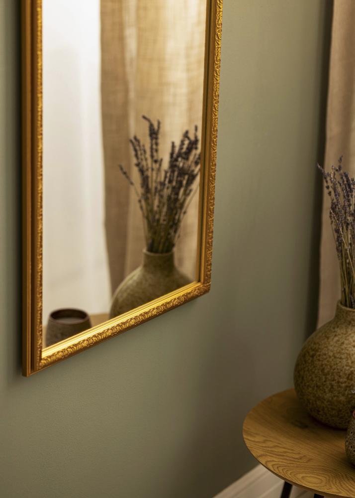 Espelho Nostalgia Dourado 45x125 cm