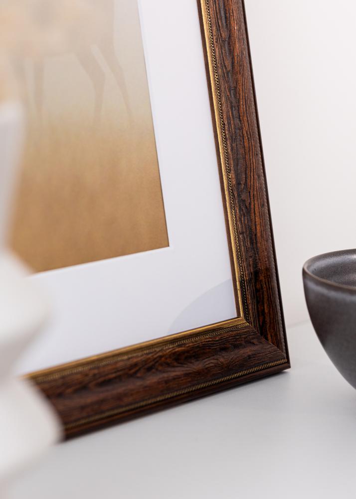 Moldura Fabriano Acrílico Castanho 29,7x42 cm (A3)