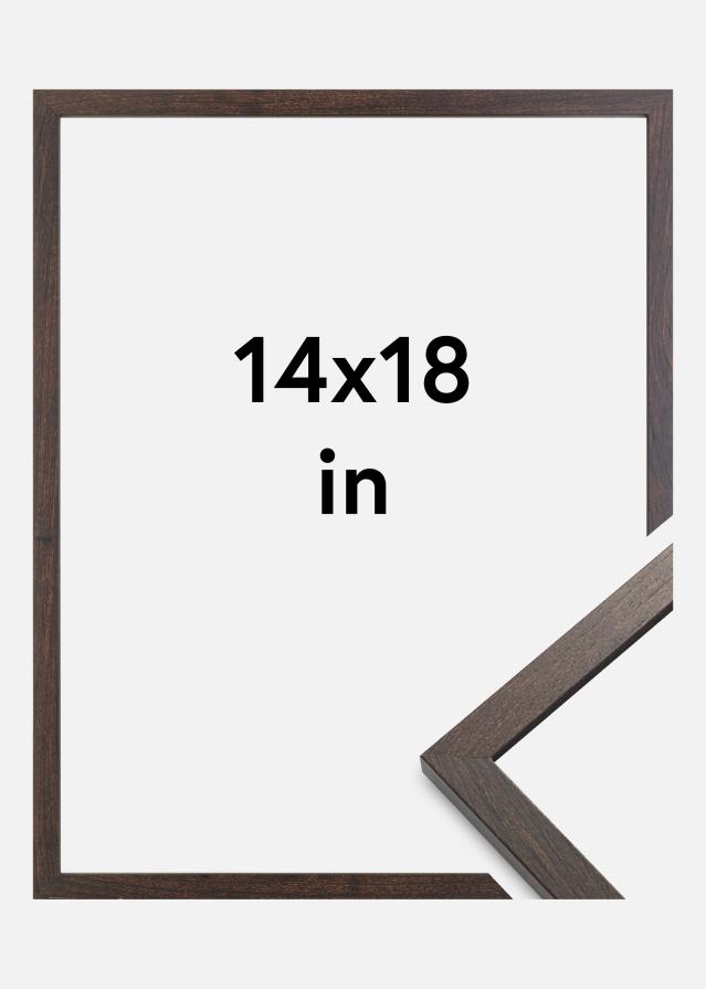 Moldura Trendy Vidro Acrílico Nogueira 14x18 inches (35,56x45,72 cm)