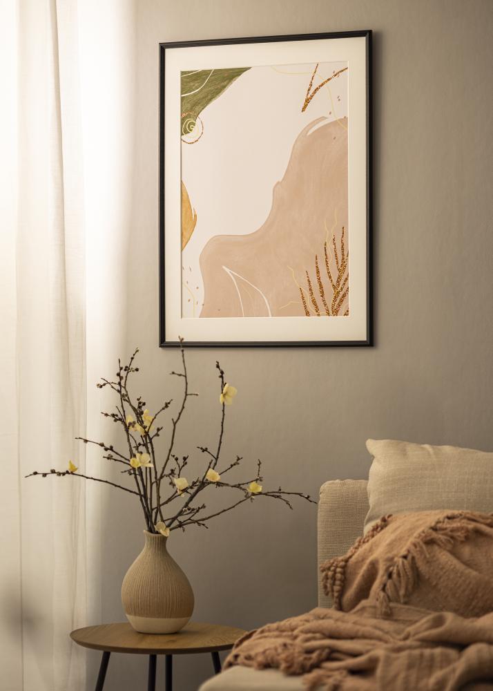 Moldura Horndal Vidro acrílico Preto 21x29,7 cm (A4)