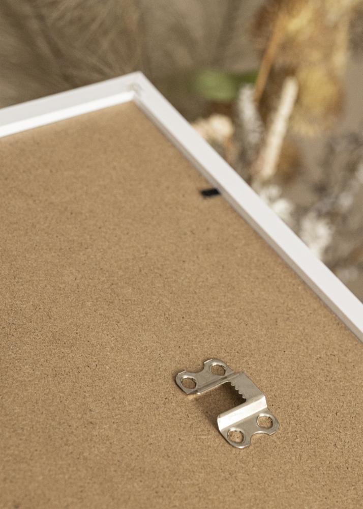 Moldura Trendy Branco 45x60 cm - Passe-partout Branco 12x18 inches