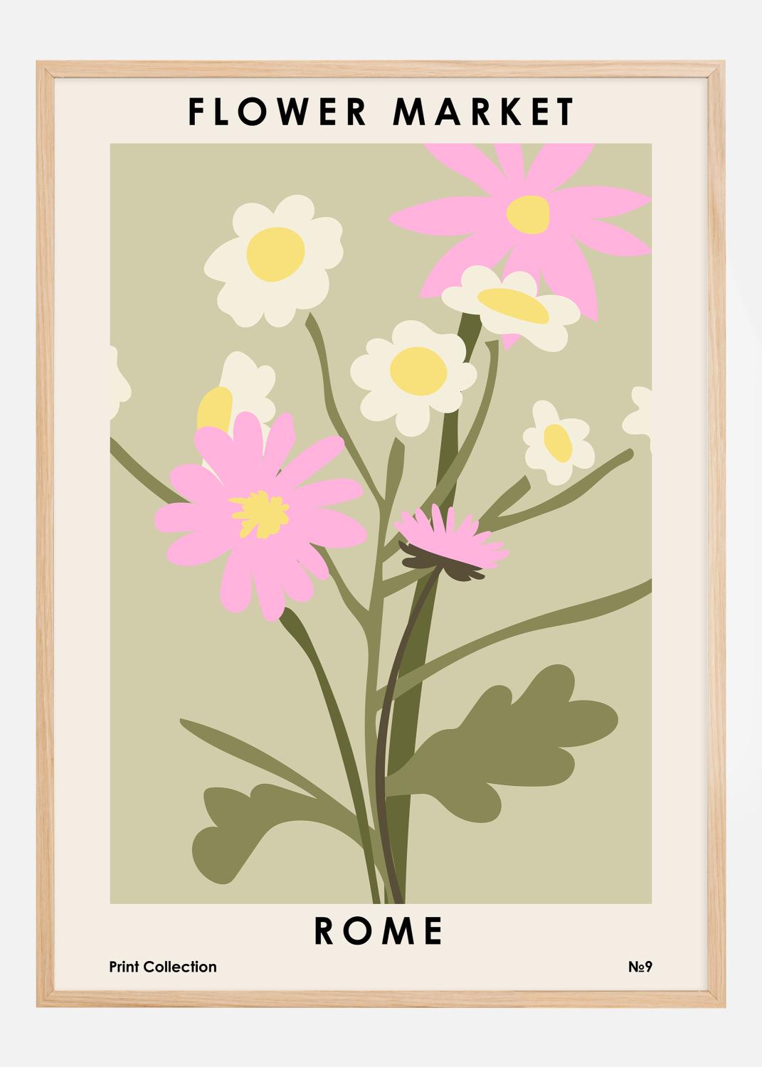Product Image for Flower Market Rome Póster (21x29.7 cm (A4))