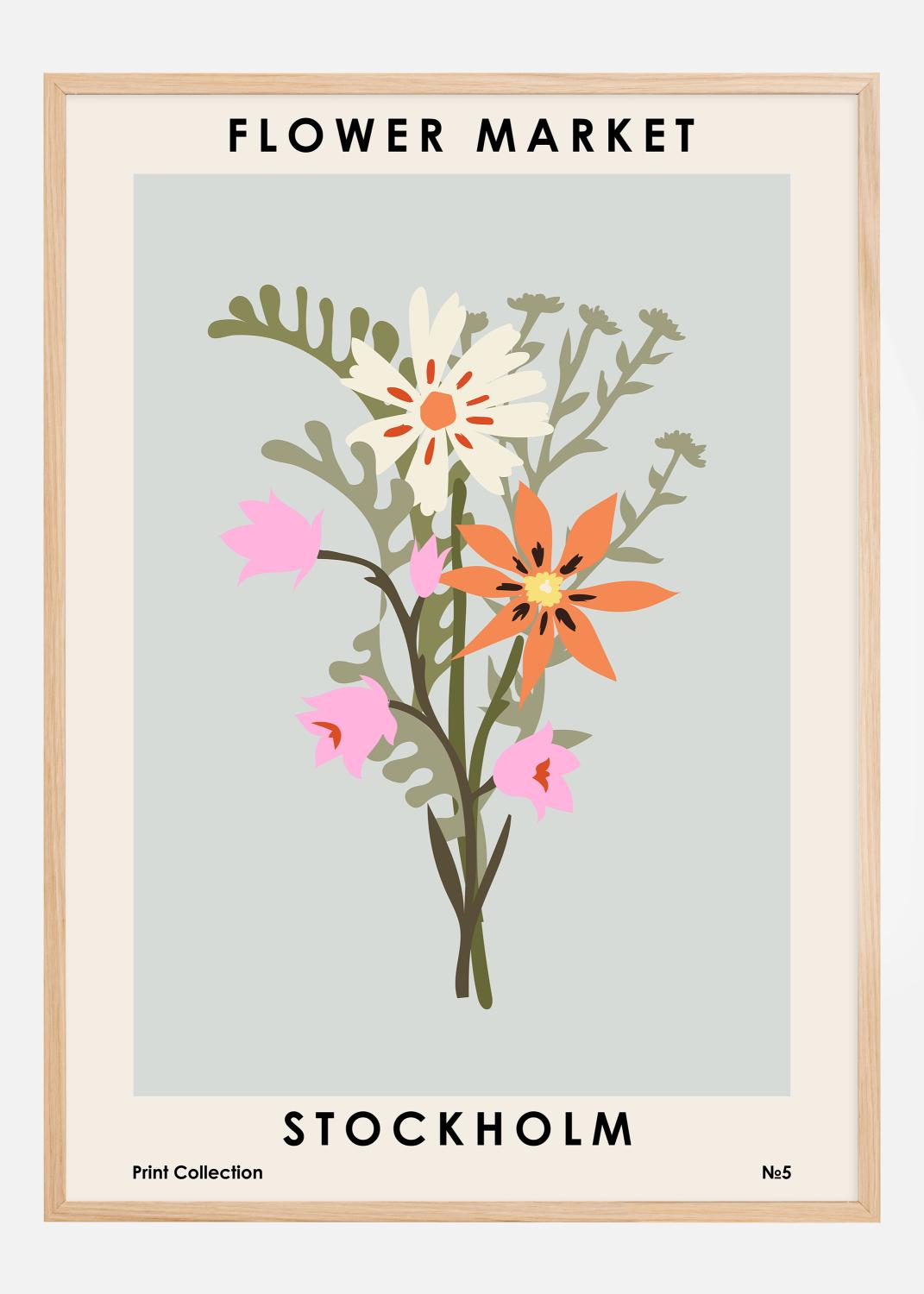 Product Image for Flower Market Stockholm Póster (21x29.7 cm (A4))