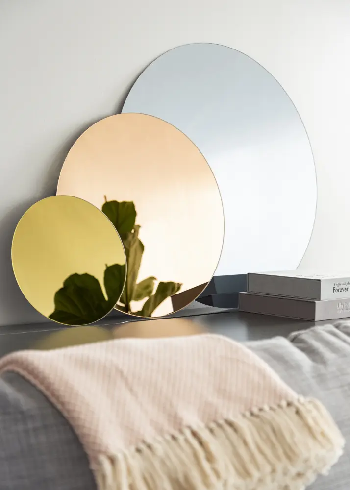 KAILA Redondo Espelho Rose Gold 110 cm Ø