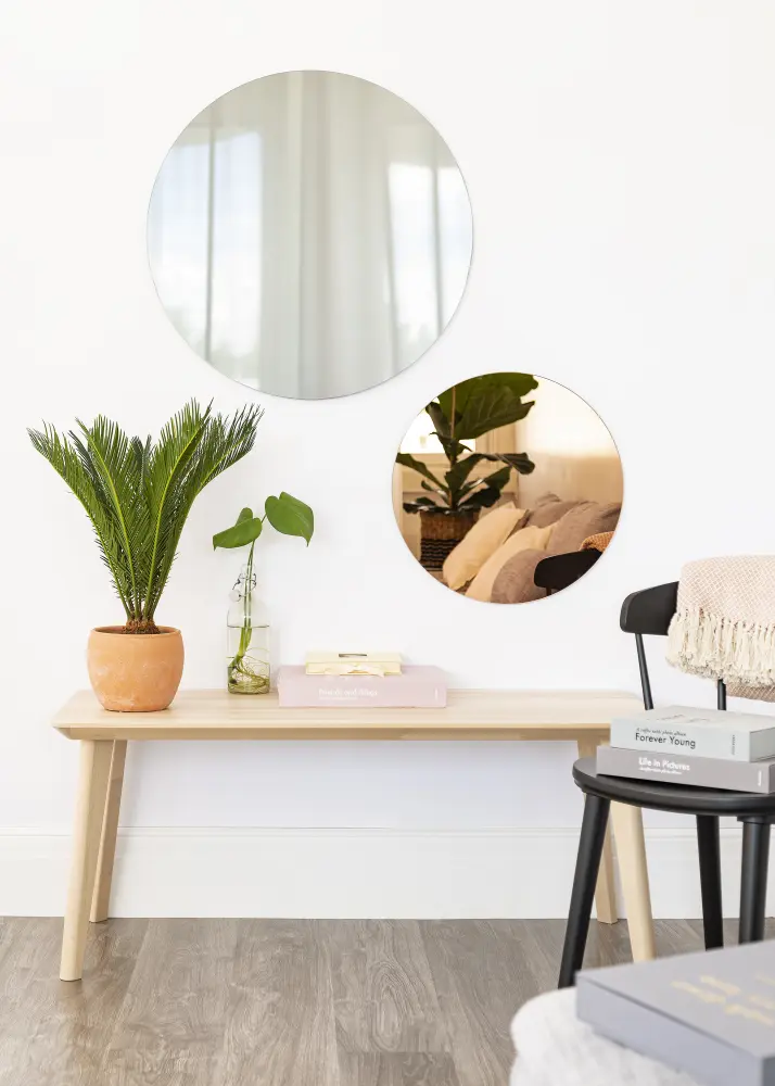 KAILA Redondo Espelho Rose Gold 110 cm Ø
