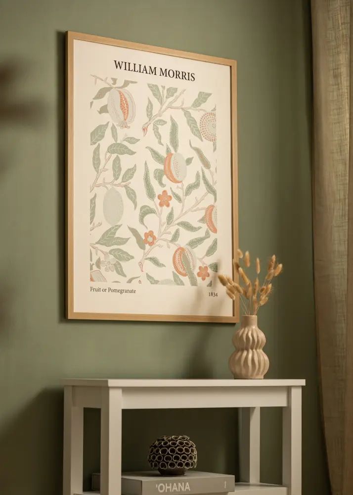 Moldura Modern Vidro acrílico Carvalho 42x59 cm (A2)