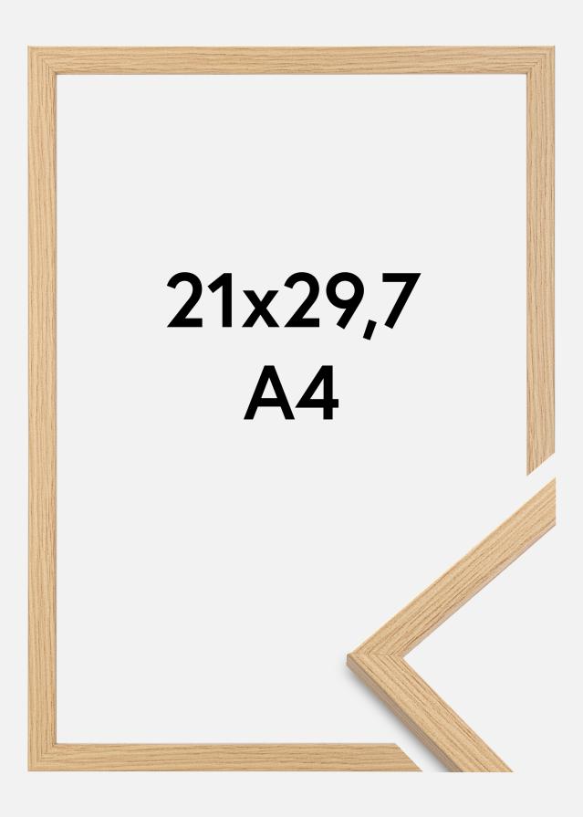 Moldura Galant Vidro acrílico Carvalho 21x29,7 cm (A4)