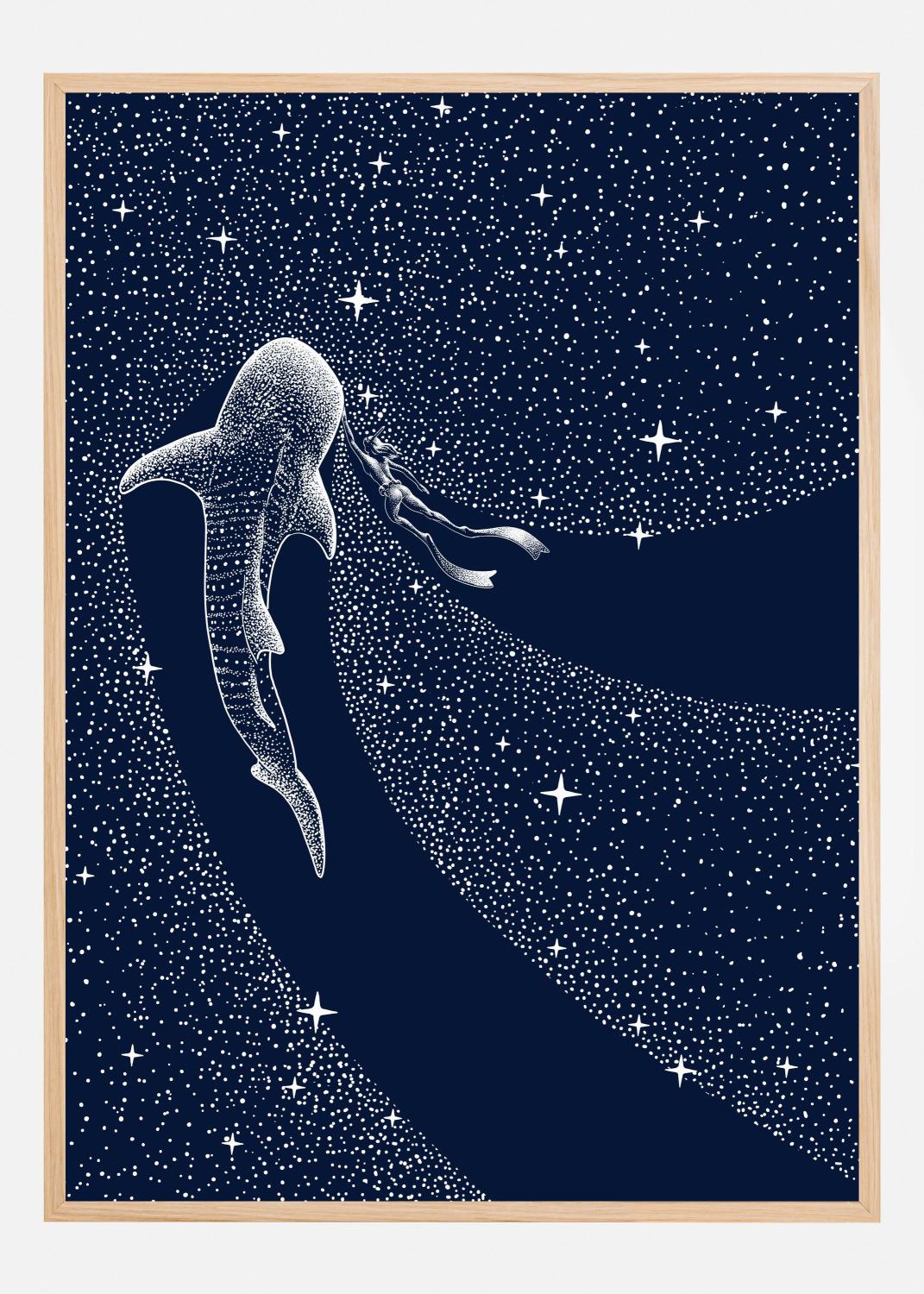 Product Image for Star Eater and Diver Square Póster (21x29.7 cm (A4))
