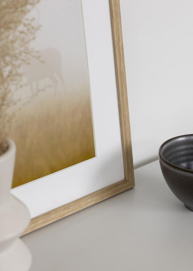 Moldura Vemdalen Vidro acrílico Carvalho 40x81 cm