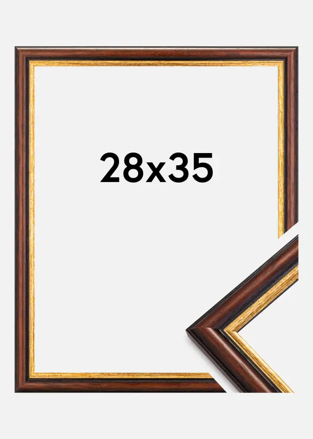 Moldura Siljan Castanho 28x35 cm