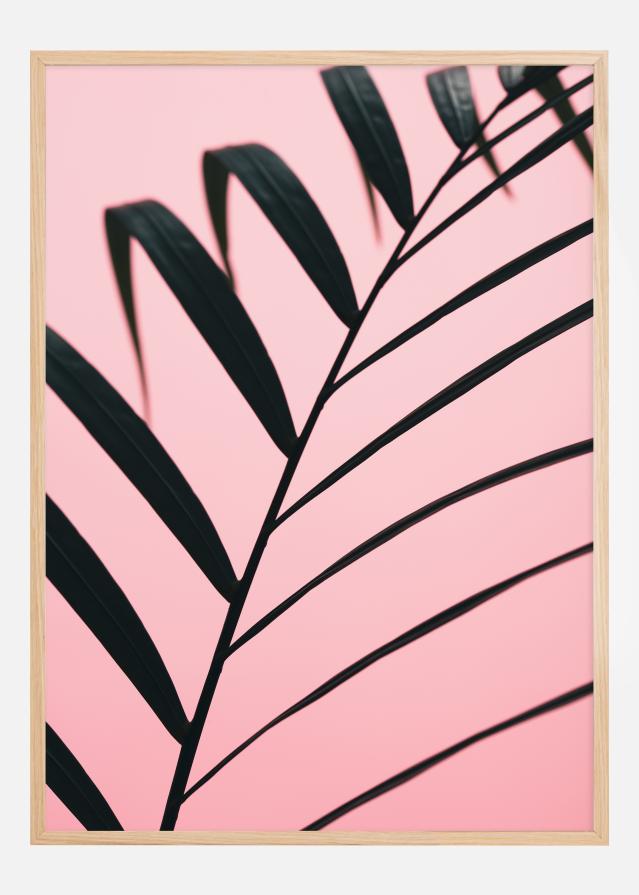 Graphic palm leaf Póster