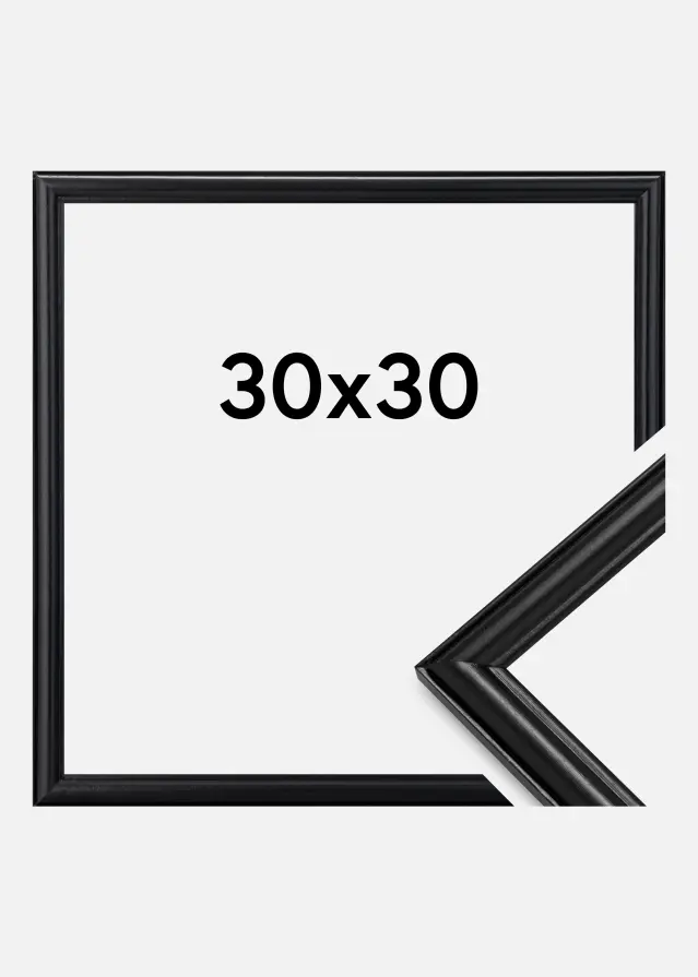 Moldura Line Preto 30x30 cm