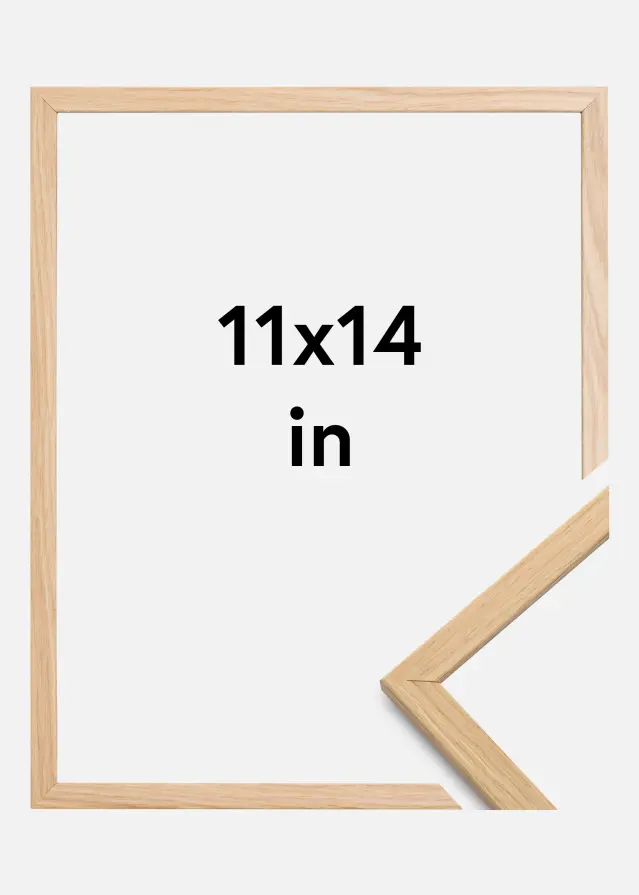 Moldura Edsbyn Vidro acrílico Carvalho 11x14 inches (27,94x35,56 cm)