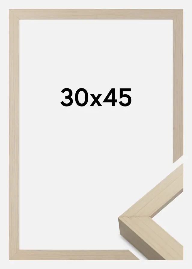 Moldura New Stockholm Natural 30x45 cm