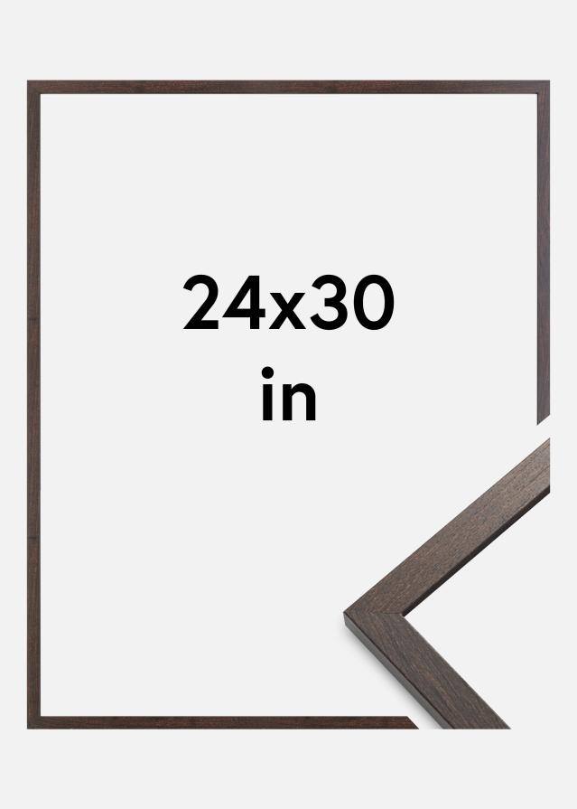 Moldura Trendy Vidro Acrílico Nogueira 24x30 inches (60,96x76,2 cm)