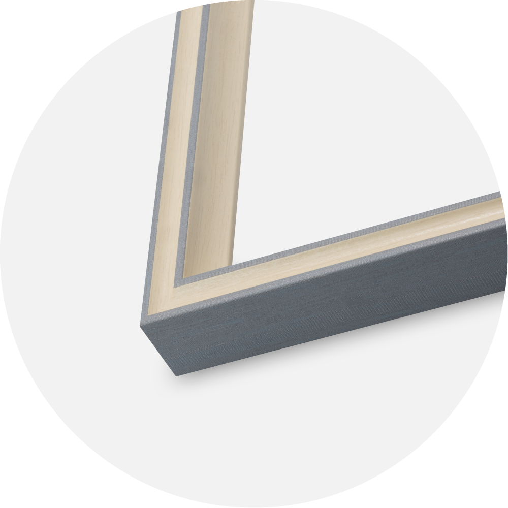 Moldura Riga Vidro acrílico Cinzento 59,4x84 cm (A1)