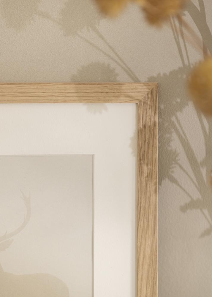 Moldura Oak Wood Vidro acrílico 65x95 cm