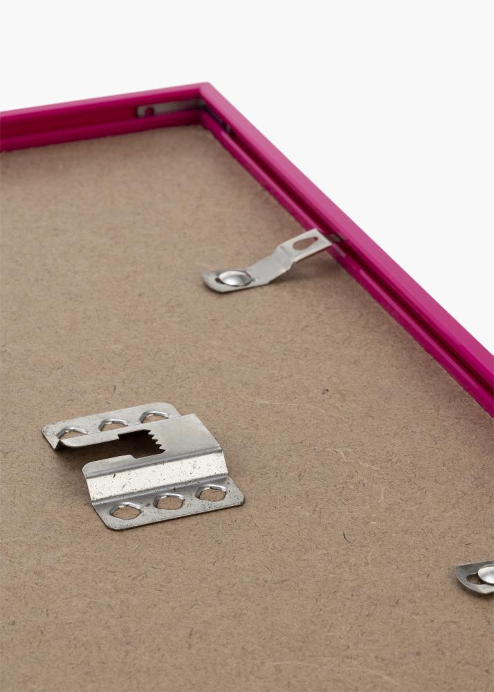 Moldura New Lifestyle Rosa-escuro 70x100 cm - Passe-partout Preto 24x36 inches