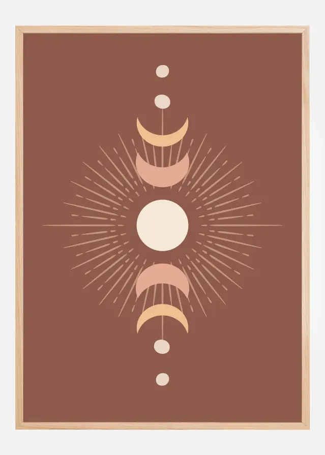 Moonphase No3 Póster