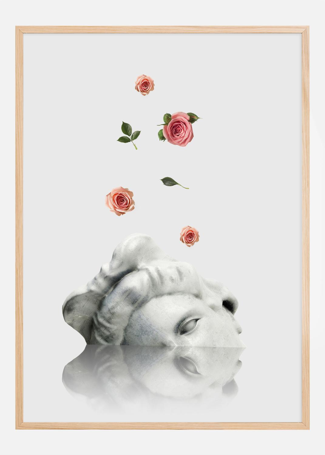 Product Image for Abstract art Drowning in Flowers Póster (21x29.7 cm (A4))
