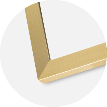 Moldura Selection Vidro acrílico Dourado 30x40 cm