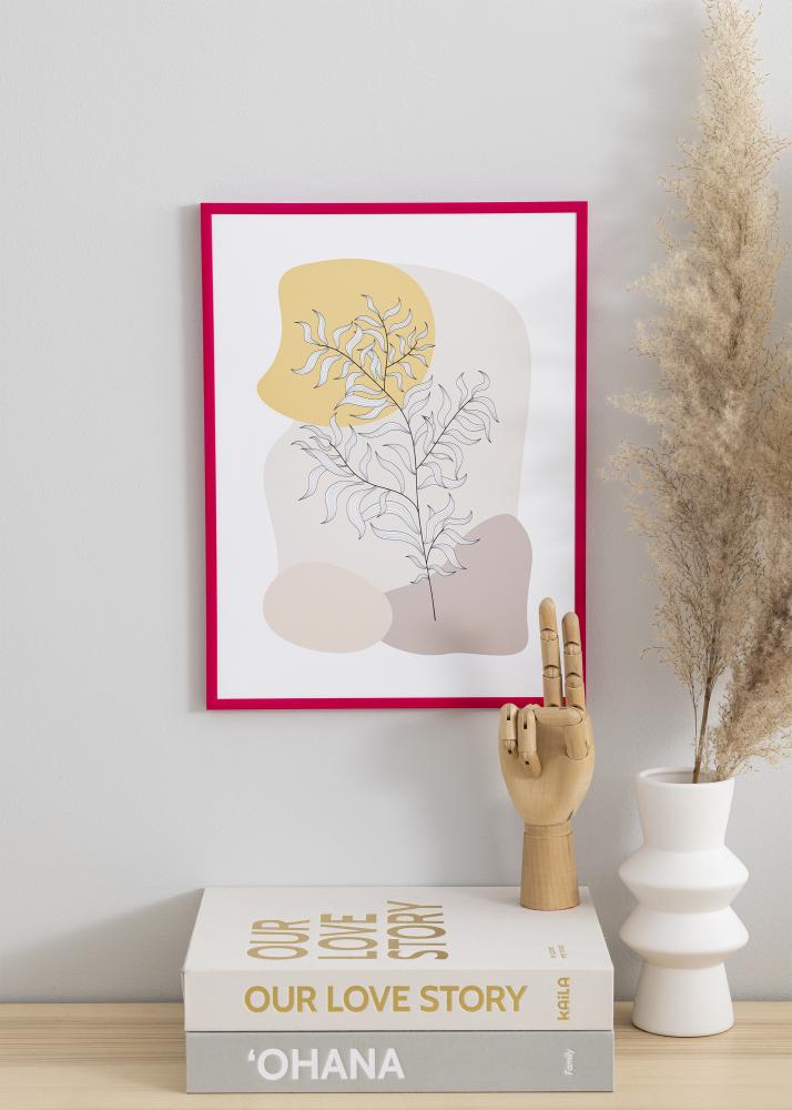 Moldura New Lifestyle Vidro acrílico Rose 70x100 cm