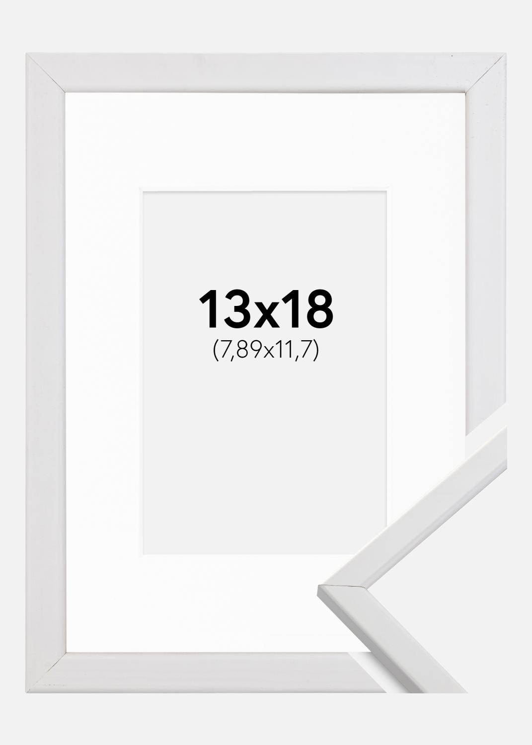 Product Image for Moldura Galant Branco 13x18 cm - Passe-partout Branco 3,5x5 inches