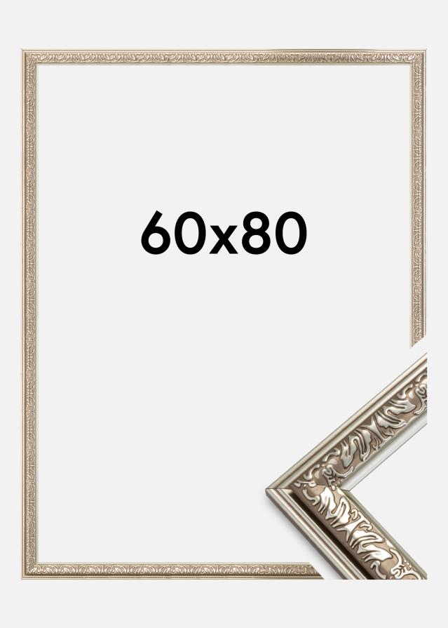 Moldura Nostalgia Prateado 60x80 cm