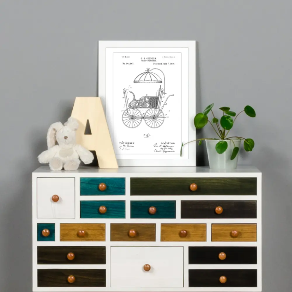 Moldura Trendline Branco 22,7x50 cm