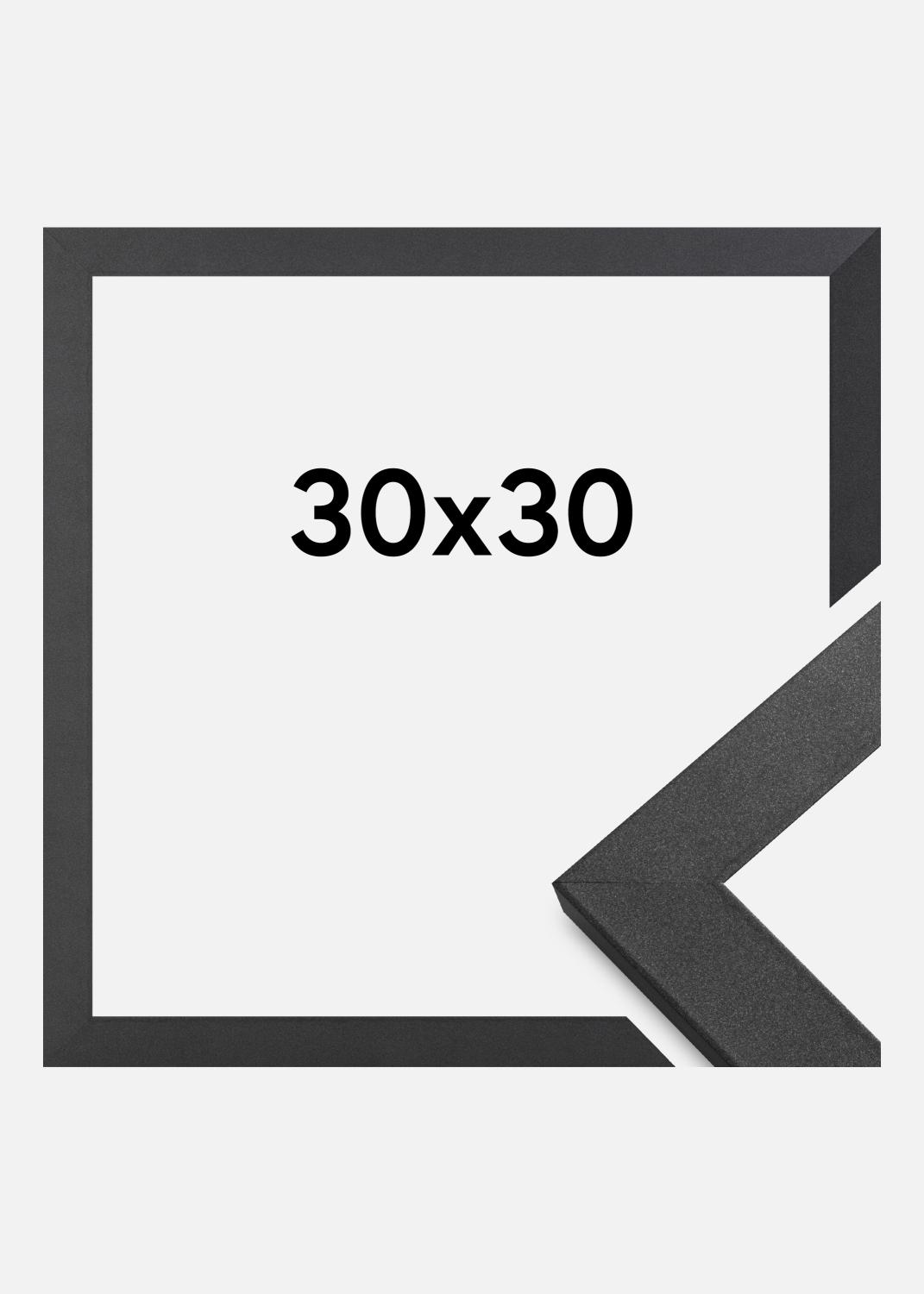 Product Image for Moldura Graphite Wood Vidro acrílico 30x30 cm